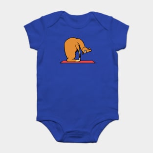 Camel Yoga Pose Baby Bodysuit